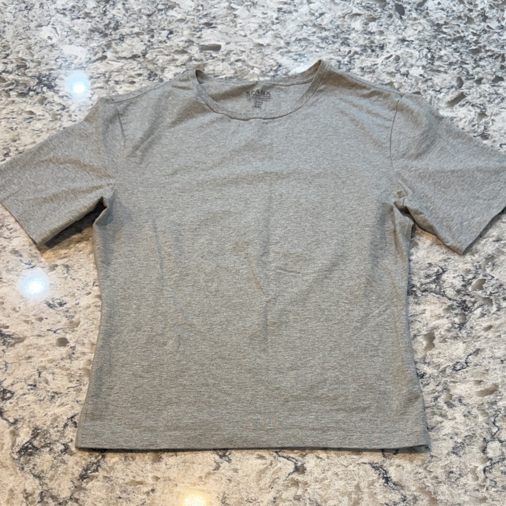 Spanx | Cotton Compression Undershirt in Gray Siz… - image 2